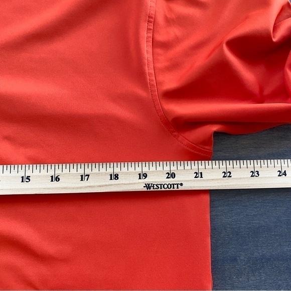 Footjoy FJ Golf Polo Shirt Mens M Orange - Picture 8 of 9